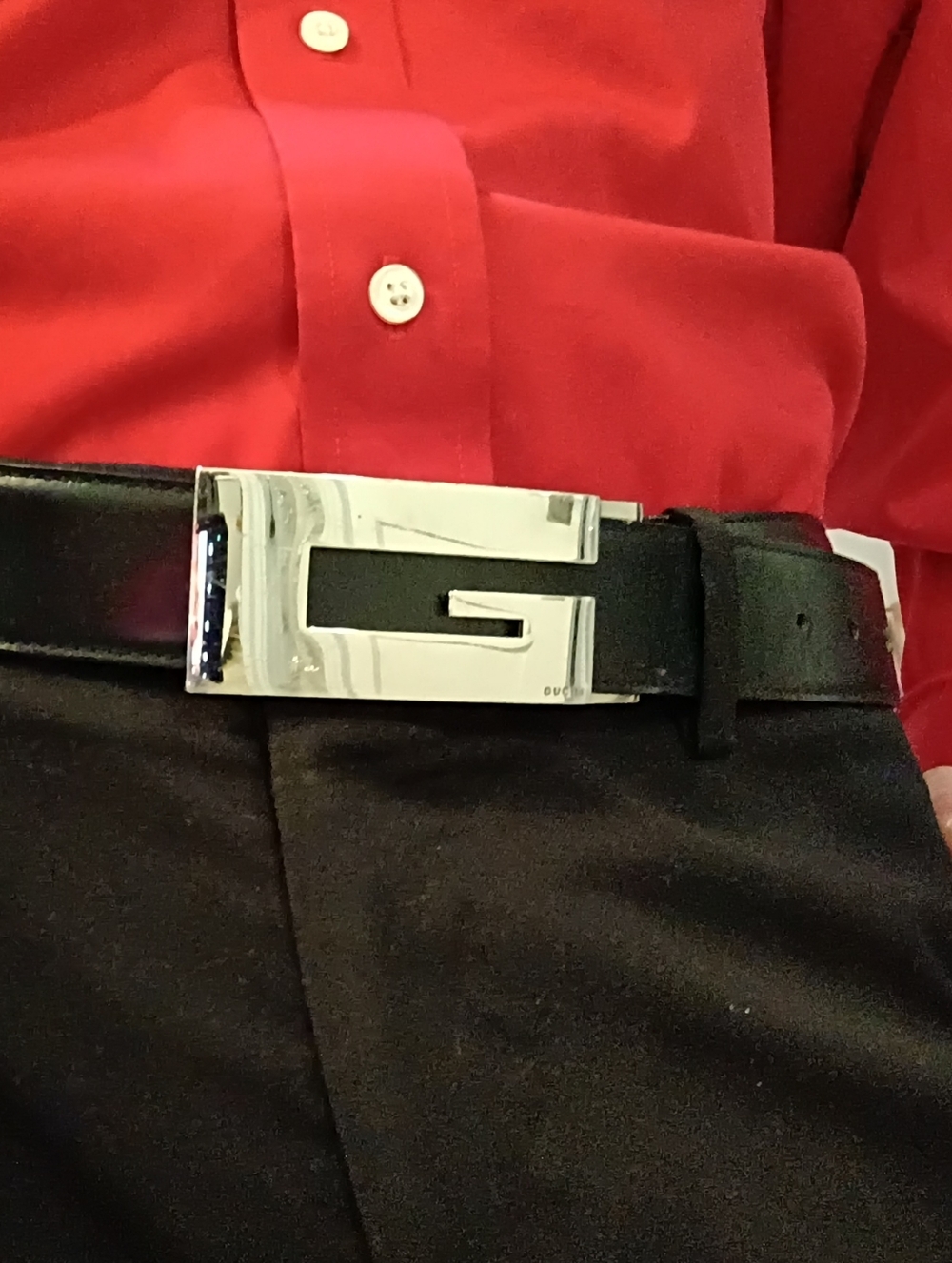 Gucci Vintage belt with G logo buckle